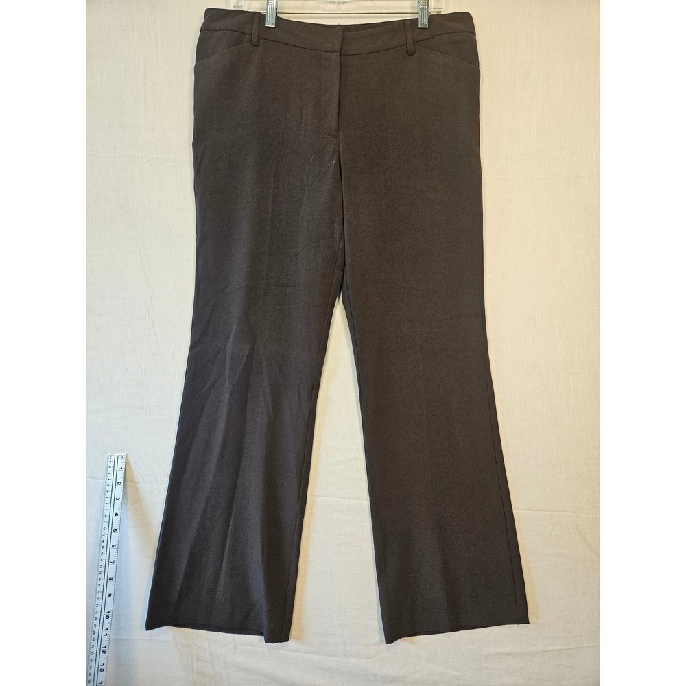 Starcity Womens Brown Flare Leg Dress Pants Office Workwear Size 13 58032